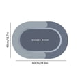 thumbnail image 3 of Yhmxh Bathroom Rugs Bath Rug Super Absorbent Quick Dry Non Slip Backing Washable Bathroom Floor Mats Shower Rugs For In Front Of Bathtub Shower Room Living Room Rug Bath Mat, 3 of 7