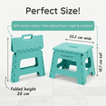 thumbnail image 3 of babyworks™ Folding Step Stool - Teal, 3 of 6