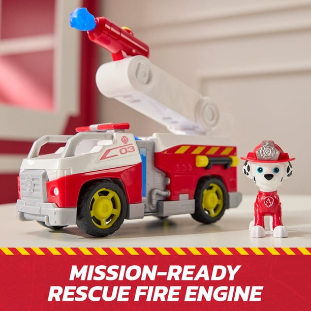 Camion de pompier deluxe et figurine Marcus - Fire Rescue La Pat Patrouille | La Grande Récré Réunion Camion de pompier deluxe et figurine Marcus - Fire Rescue La Pat Patrouille | La Grande Récré Réunion