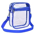 thumbnail image 1 of Clear Stadium Bags Approved, Usavan PVC Transparent Chest Bag Large Capacity, Thick Sturdy Material with Front Pocket Crossbody Storage Bag for Travel Sports Events, 1 of 3
