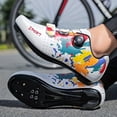 thumbnail image 2 of QJUHUNG Professional Men‘s Cycling Shoes Compatible with SPD Cleats  Breathable Road Cycling Sneakers for Racing and Outdoor Rides, 2 of 6