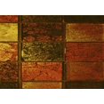 thumbnail image 1 of Ahgly Company Machine Washable Indoor Rectangle Transitional Maroon Red Area Rugs, 2' x 5', 1 of 7