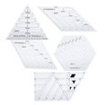 thumbnail image 1 of LHCER 5 Pcs Règle de Patchwork Manuel Pratique, Outils de Couture Durables DIY, Conception de Vêtements pour Peinture, 1 of 8