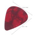 thumbnail image 2 of Raindrops 30 Pcs Pics de Guitare en Résine Durables pour Guitares Basses Acoustiques Électriques, 2 of 6