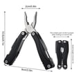thumbnail image 2 of GFHFHITJ Multifunctional Pliers Multifunctional Foldable Mini Pliers Outdoor Multifunctional Pliers Fire Truck Mounted Tool Pliers Climbing Folding Portable Combination Pliers, 2 of 4