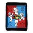 thumbnail image 3 of Jeté soyeux Super Mario "Red White & Bros", 3 of 3