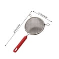 thumbnail image 1 of Flour for Baking,Stainless Steel Double Ear Handheld Filter Sieve Flour Sieve Baking Gadget,Stainless Steel Mesh, 1 of 2
