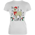 thumbnail image 1 of T-Shirt Doux Juniors de Noël Fa la Llama, 1 of 1