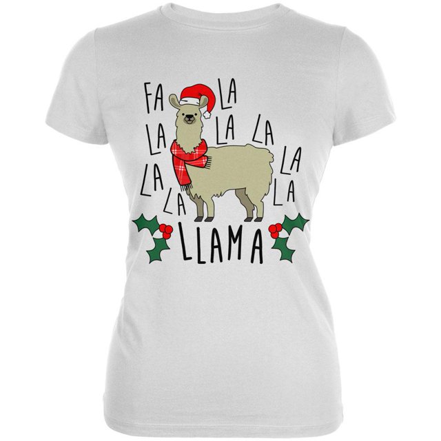 T-Shirt Doux Juniors de Noël Fa la Llama