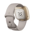 thumbnail image 3 of Refurbished Fitbit Sense Fitness Smartwatch (WiFi) Soft Gold Stainless Steel (Grade B), 3 of 4