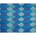 thumbnail image 4 of oneOone Polyester Lycra Blue Fabric Scales Geometric Sewing Craft Projects Fabric Prints By Yard 56 Inch Wide, 4 of 4