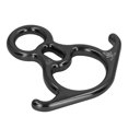 thumbnail image 3 of Descender Gear, 40KN High Strength Portable Aluminium Alloy Climbing Descender  For Caving Black, 3 of 8