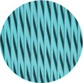 thumbnail image 1 of Ahgly Company Tapis d'Intérieur Lavable en Machine Carré Transitionnel Vert Cyan Foncé, 3 Pieds Carré, 1 of 7