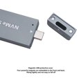 thumbnail image 3 of M.2 2230 NVME/SATA SSD Enclosure USB3.2 Type C 10Gbps Solid State Drive Case Double Protocol External Hard Drive Case, 3 of 6