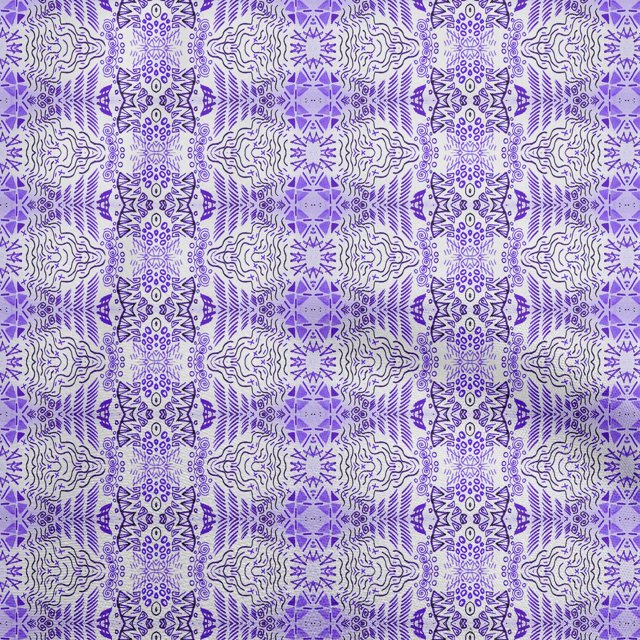 oneOone Silk Tabby Purple Fabric Abstract Line Craft Projects Decor Fabric Printed By The Yard 42 Inch Wide