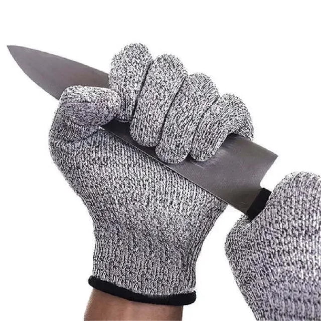 Security Protection Anti-Cut Gloves Cut Proof Stab Resistant Stainless Steel Wire Metal Mesh Butcher Cut-Resistant Work Gloves ,Superior Grip