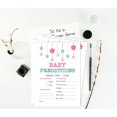 thumbnail image 4 of Inkdotpot Star Gender Neutral Party Supplies-Set Of 50 Baby ShowerPrediction Cards For Baby Shower Game, 4 of 5