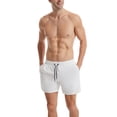 thumbnail image 2 of FhsagQ Men's Board Shorts with Liner 4th of July Men's Athleisure Loose Solid Color Beach Shorts Mens Board Shorts 9 Inch Inseam Compression Mens Board Shorts Long 4th of July White XXL, 2 of 5
