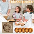 thumbnail image 1 of WIFKLSIIPG Cookie Molds Provences Rose Cookie Stamp Embossing Molds Craft Decorating Baking Tool, 1 of 2