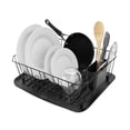 thumbnail image 2 of Rubbermaid Twin Sink Dish Drainer, Black, 2 of 4