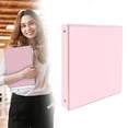 thumbnail image 1 of ZTTD 3 Ring Binder 1 Inch, 1" Clear View Binder, Light Pink, Letter / A4 Size | Extra Durable, PVC-Free, Interior Pockets, 175-Sheet Capacity, Eco-Friendly, Reinforced Hinge, S-chool, Office, 1 of 8