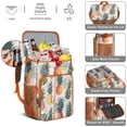 thumbnail image 4 of Pineapple Lover Backpack Cooler, Tropical Print Insulated Bag, Leakproof and Waterproof Lunch Backpack for Summer Outings, 4 of 6