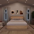 thumbnail image 4 of Harlow Bed Set with Slatted Bedframe and Headboard with Integrated Light, 4 of 7