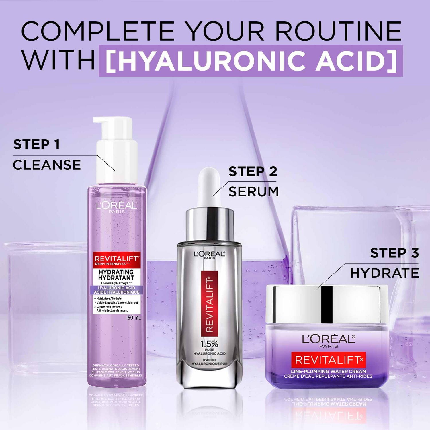 L'Oréal Paris Revitalift Trousse Hydratante, Routine
