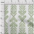 thumbnail image 2 of oneOone Cotton Cambric Light Green Fabric Aztech Craft Projects Decor Fabric Printed By The Yard 42 Inch Wide, 2 of 4