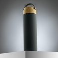 thumbnail image 2 of Glass Water Bottle with Carry Strap & Non Slip Silicone Sleeve - 20 oz - Grey, 2 of 6