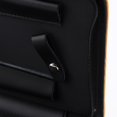 thumbnail image 3 of Leather Hair Barber Shear Hairdressing Holder Pouch Case Bag, Simple Classical Style Double Layered Design - Yellow, 26 x 17cm, 3 of 8