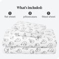 thumbnail image 4 of Bare Home Flannel Sheet Set - 100% Cotton - Deep Pocket - Queen, Feelin' Foxy, 4-Pieces, 4 of 4