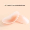 thumbnail image 3 of 2X Women Invisible Shoulder Pads Soft Sticky Padded Self-Adhesive Traceless Breathable Decorative Sewing Accessories Light Skin Color, 3 of 9