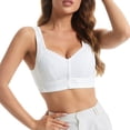 thumbnail image 1 of MIASHUI Bras for Women Front Side Buckle Lace Edge without Steel Ring Movement Seamless Gathering Adjustment Yoga Sleep Large Bra, 1 of 7