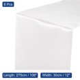 thumbnail image 2 of Unique Bargains 6 Pack Satin Table Runner, 12'x108' Smooth Silk Table Runner, Grey, 2 of 7