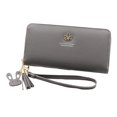 thumbnail image 4 of kurtrusly Stylish And Practical Women Wallet With Multiple Compartments Fashionable Accessories PU Card Holder Wallet Wallets gray 5Set, 4 of 6