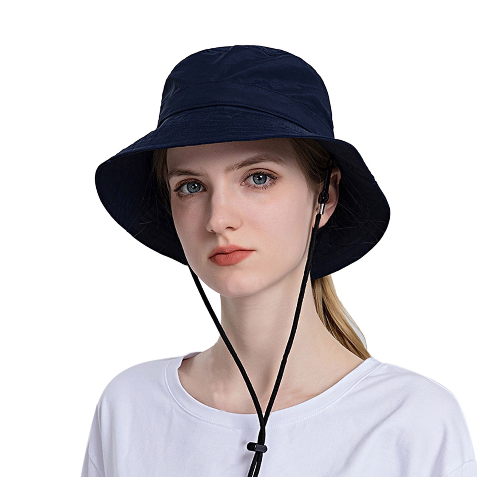 Women Sun Hat Wide Brim Protection Beach Hat Adjustable Bucket Hat Summer Hats