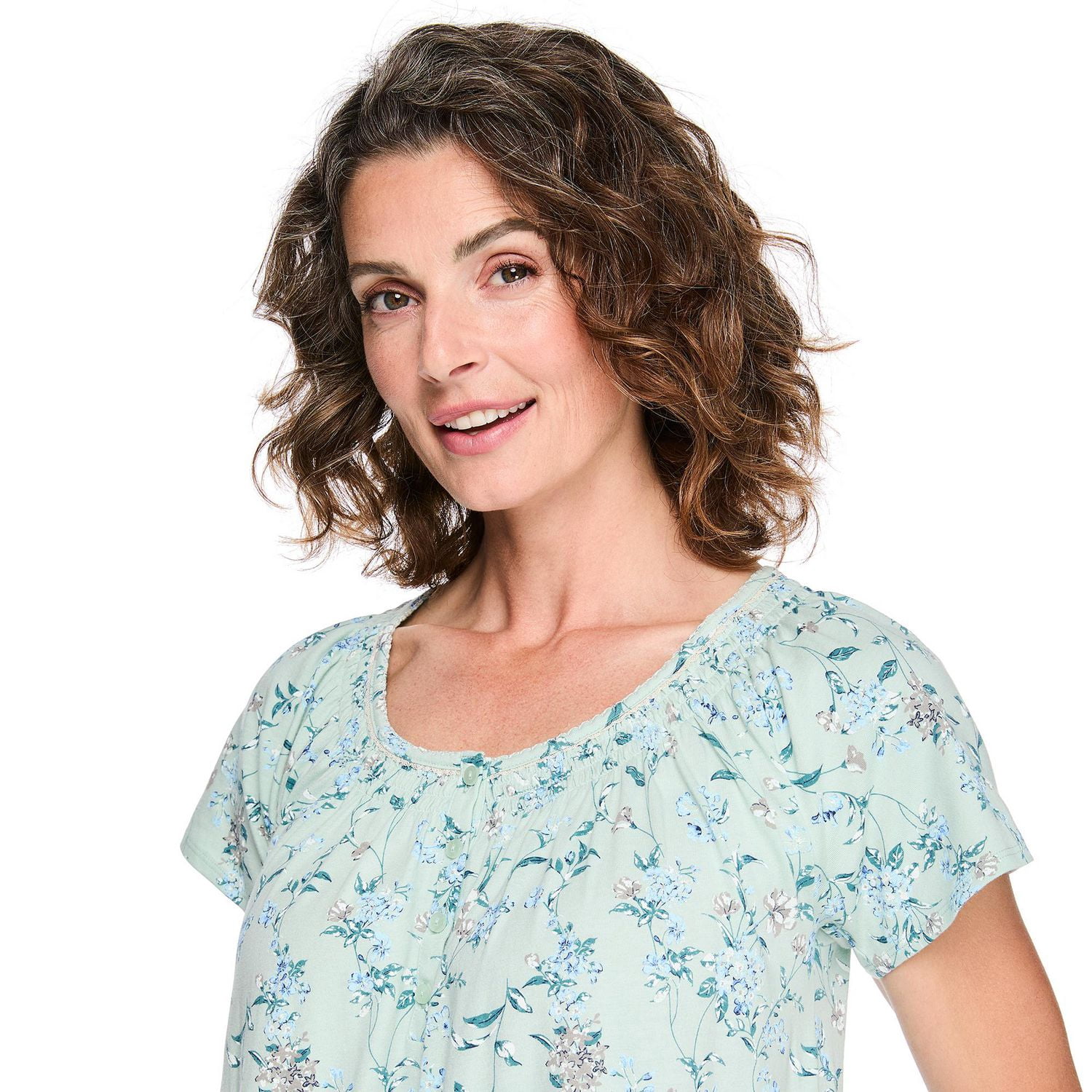 Chemise de nuit à manches évasées Iyla pour femmes