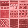 thumbnail image 1 of Ahgly Tapis d'Intérieur Lavable en Machine Carré Transitionnel Rose Corail Clair, 7 Pieds Carré, 1 of 7