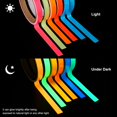 thumbnail image 5 of Unique Bargains 4 Rouleaux 0.47 Pouces x 9.8 Pieds Bande Fluorescente Phosphorescente pour Animaux, Rouge, 5 of 5