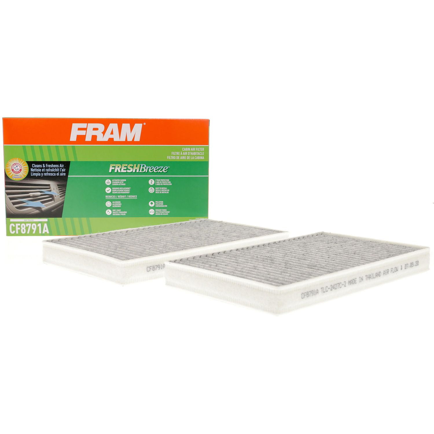 Filtre à air d’habitacle CF8791A Fresh Breeze de FRAM