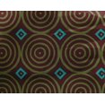thumbnail image 4 of oneOone Georgette Viscose Fabric Diamond & Circle Block Decor Fabric Printed BTY 42 Inch Wide, 4 of 4
