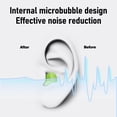 thumbnail image 3 of Bouchons d'Oreilles Souples pour Dormir, Réduction du Bruit, Mousse Mémoire, 60 Paires dans un Grand Contenant, 3 of 7