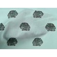 thumbnail image 4 of oneOone Organic Cotton Voile Fabric Elephant Block Print Fabric BTY 42 Inch Wide, 4 of 4