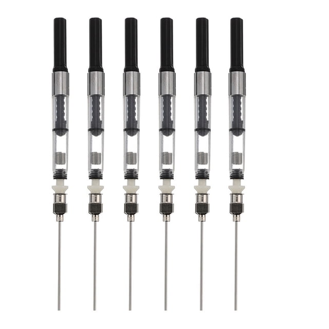Milisten 6Pcs Fountain Pen Ink Converter Filler Ink Pen Syringe Devices