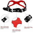 thumbnail image 4 of Pet Dog Harness Soft Suede Small Dog Harness for Puppies Adjustable Chest Strap, 4 of 4