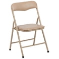 thumbnail image 3 of Ensemble de 5 pièces, table et chaises pliantes pour enfants, couleur tan, 3 of 7