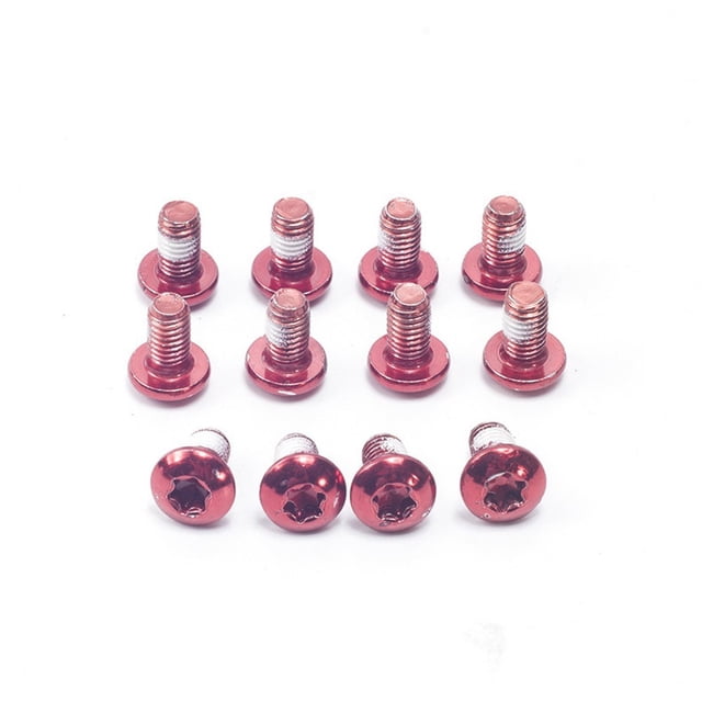 12 Pcs M5x9mm Vis de Rotor de Frein à Disque Acier T25 Vélo Freins Disque