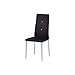 thumbnail image 3 of Best Master Furniture T246 Chaise de Salle à Manger Rembourrée, Noire, 3 of 3
