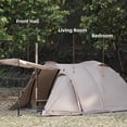 thumbnail image 4 of Fireproof 2 Person Waterproof Dome Tent with Snow Skirt for, 4 of 8